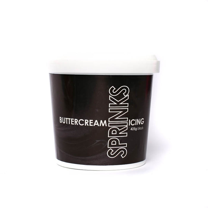 Sprinks BLACK Buttercream (425g)