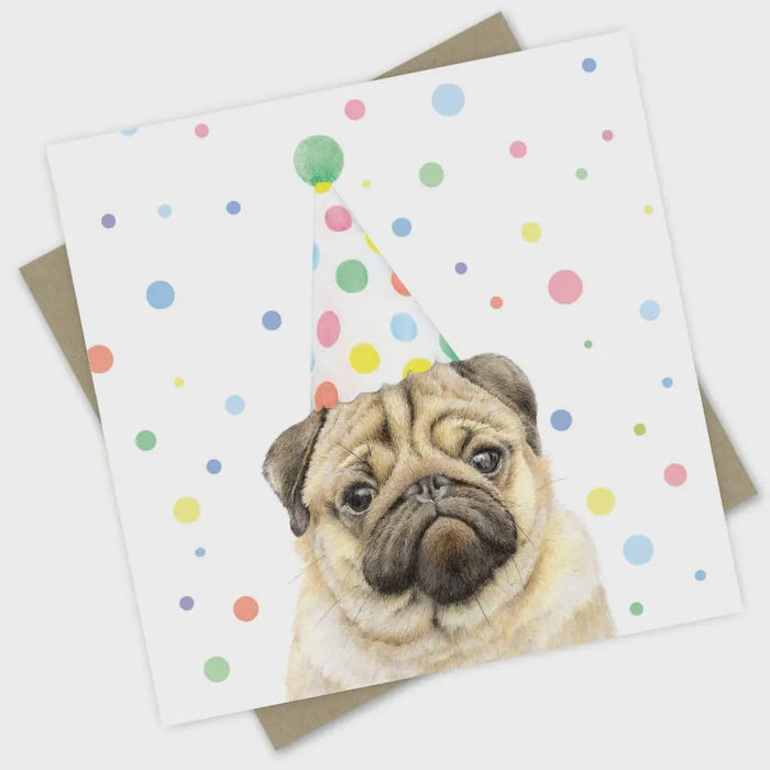 Birthday Card - Piper the Pug