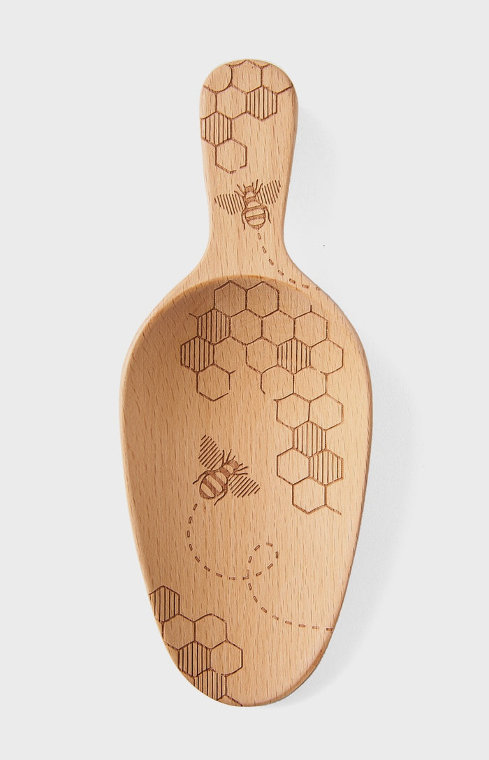 Honey Bee Large Scoop Beechwood Measuring Spoon