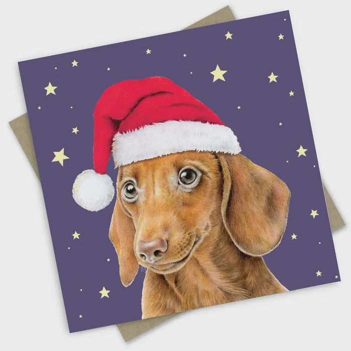 Greeting Card - Christmas Card: Sausage Santa