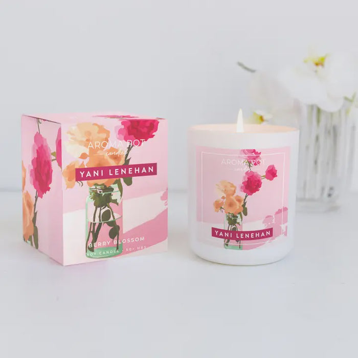 Yani Lenehan Artist Soy Candle - Berry Blossom