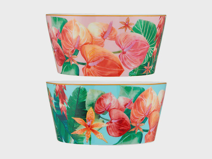 Teas & C's Tropicana Bowl 12x6cm Set of 2