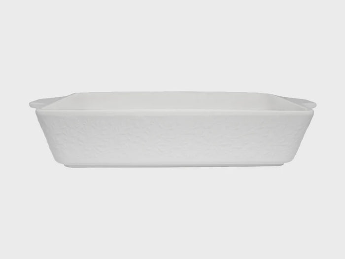 Blooms Rectangular Baker 32cm White