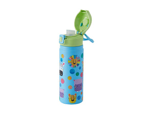 Kasey Rainbow Critters Double Wall Insulated Bottle 550ML Blue