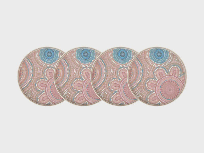 Lou Martin Uplift Melamine Plate 20cm Set of 4