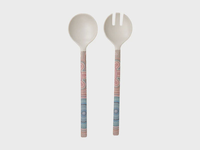 Lou Martin Uplift Melamine Salad Servers Set of 2