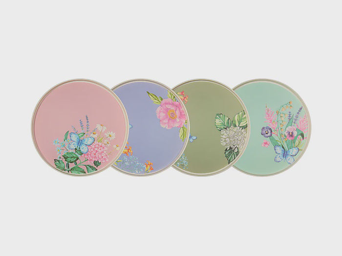 Botanica Melamine Plate 20x2cm Set of 4