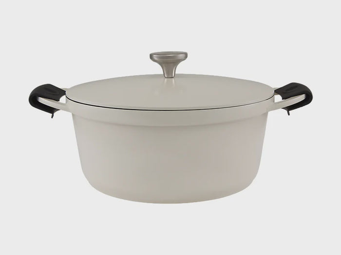 Cast Lite Non-Stick Casserole 28cm / 6.3L Ecru