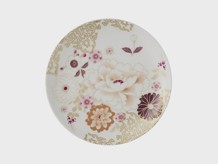 Kimono Cake Plate 20cm White