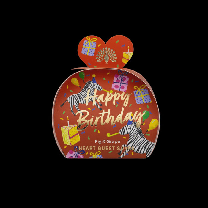 Mini Gift Soaps Happy Birthday - Fig & Grape