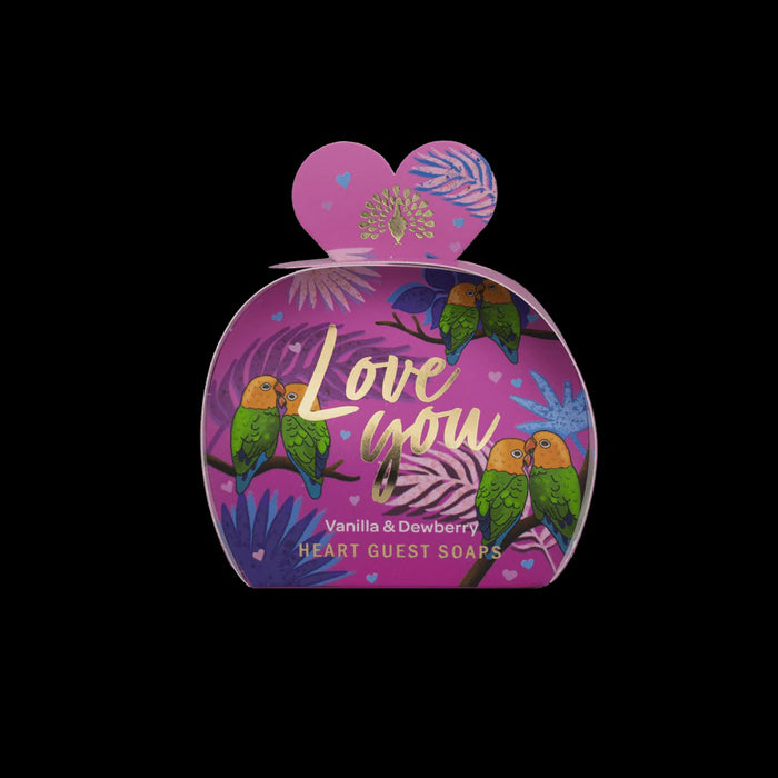 Mini Gift Soaps Love You - Vanilla & Dewberry