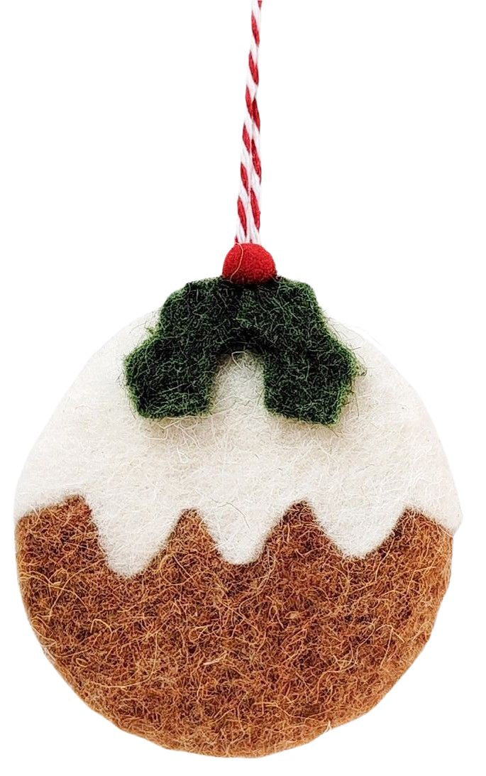 Christmas Pudding Hanging Decoration