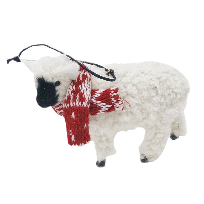 Sheep Hanging Decoration Black & White