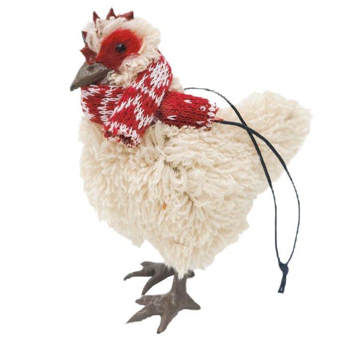 Chicken Hanging Decoration Beige