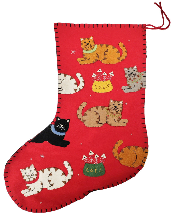 Cat Stocking Red 45cm