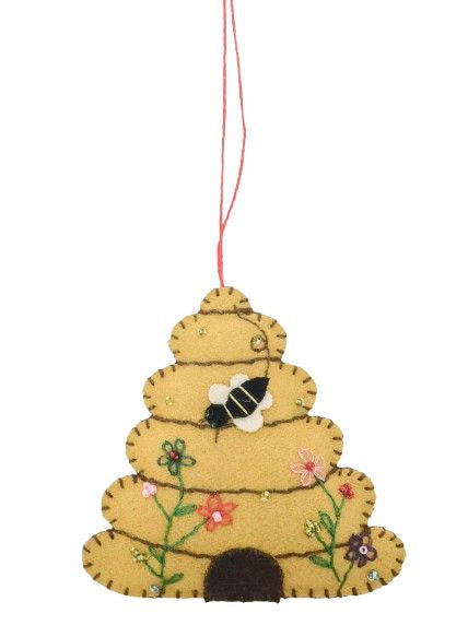 Beehive Fabric Hanging Decoration