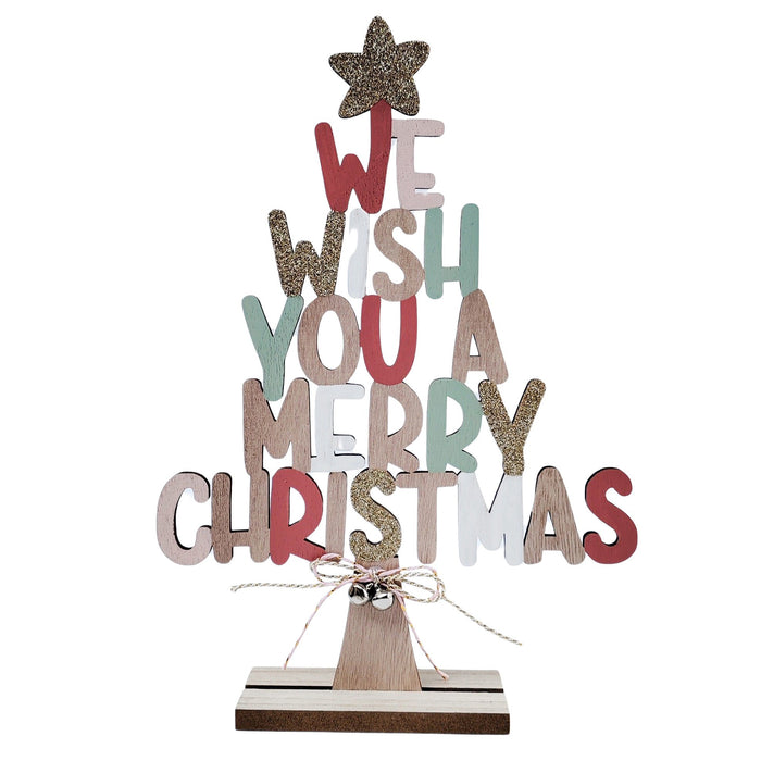 We Wish You A Merry Christmas Standing Decoration