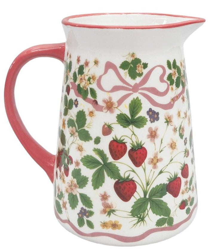 Strawberry Fields Ceramic Jug