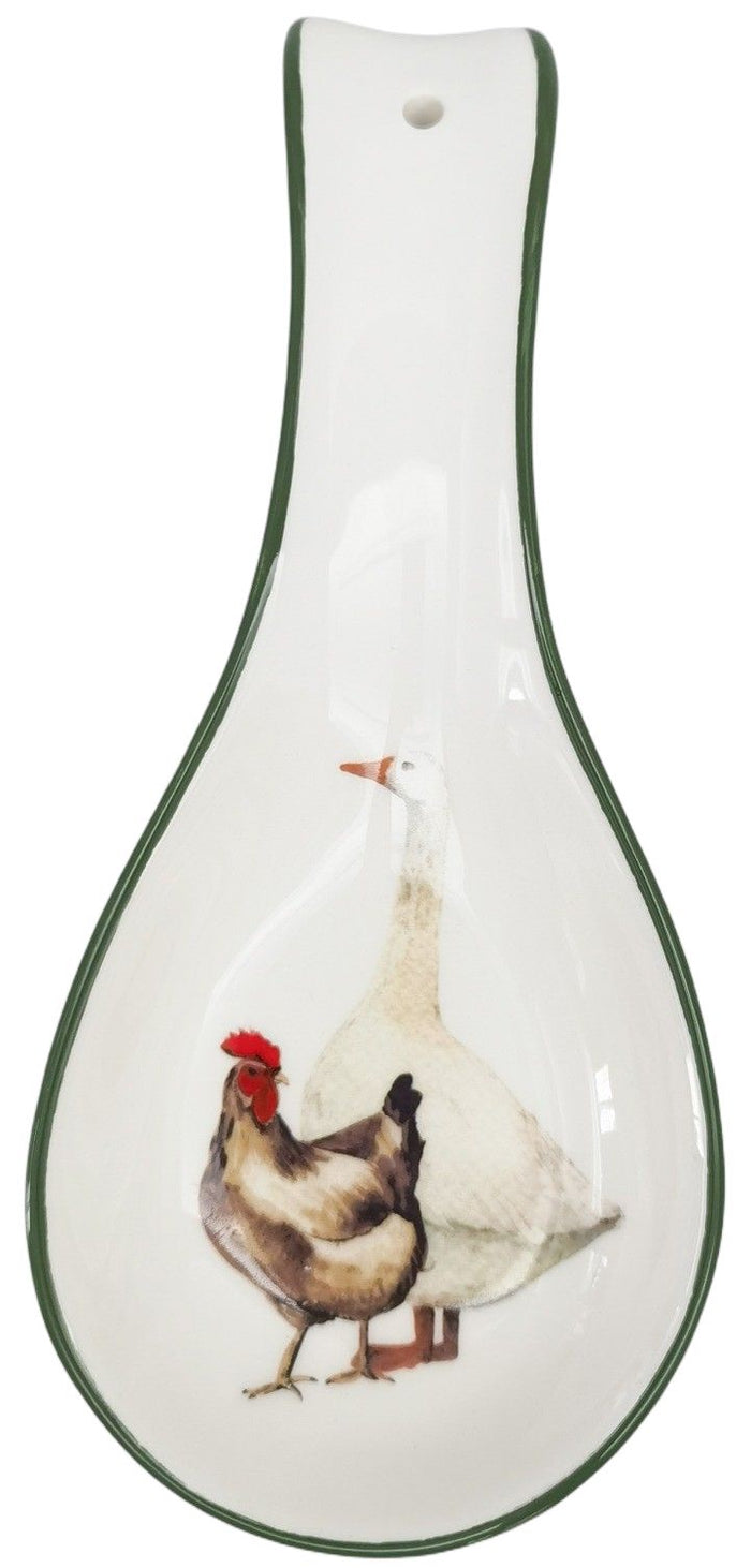 Farm Yard Ceramic Spoon Rest