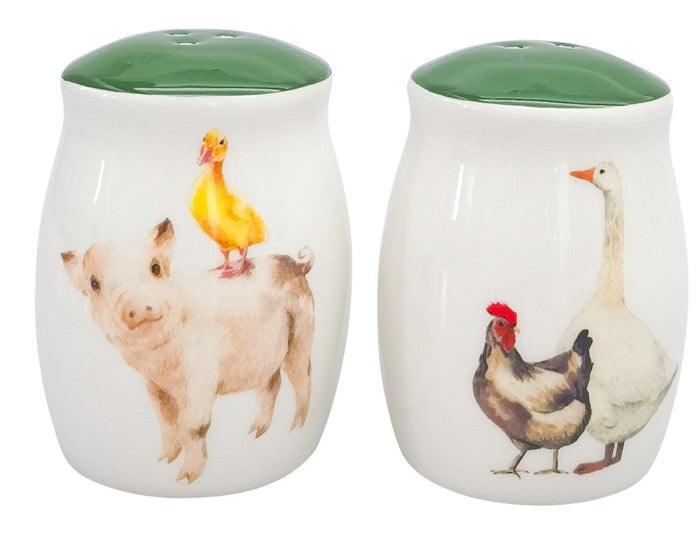 Farm Yard Salt & Pepper Shaker Set