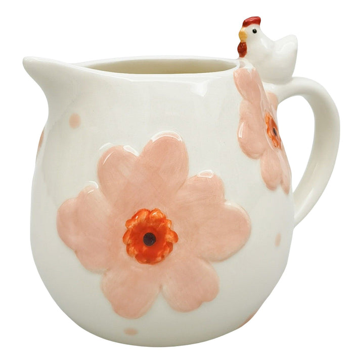 Poppy Chicken Ceramic Milk Jug