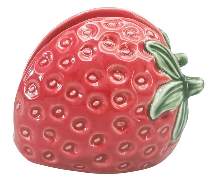 Strawberry Ceramic Napkin Holder