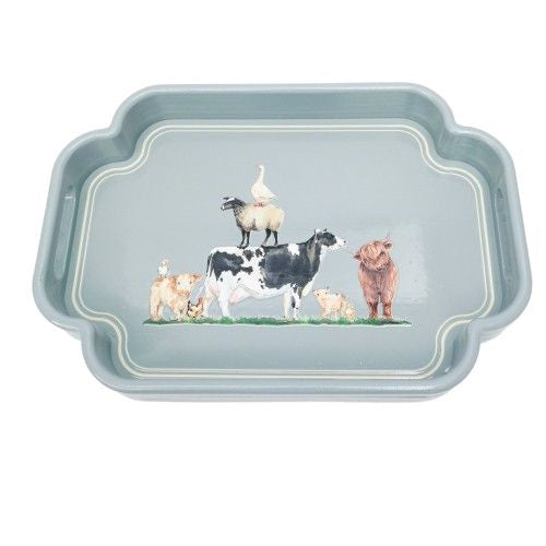 Farm Tray Blue 35cm