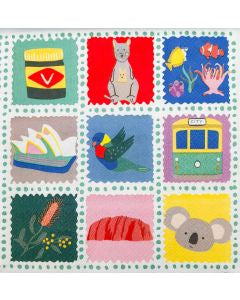 Australiana Napkins Colourful