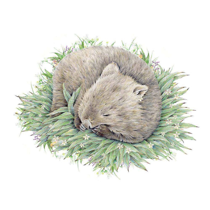 Fine Art Print: Wombats Garden