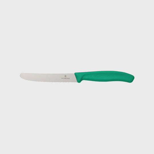 11cm Tomato/Sausage Knife - Teal Temptation