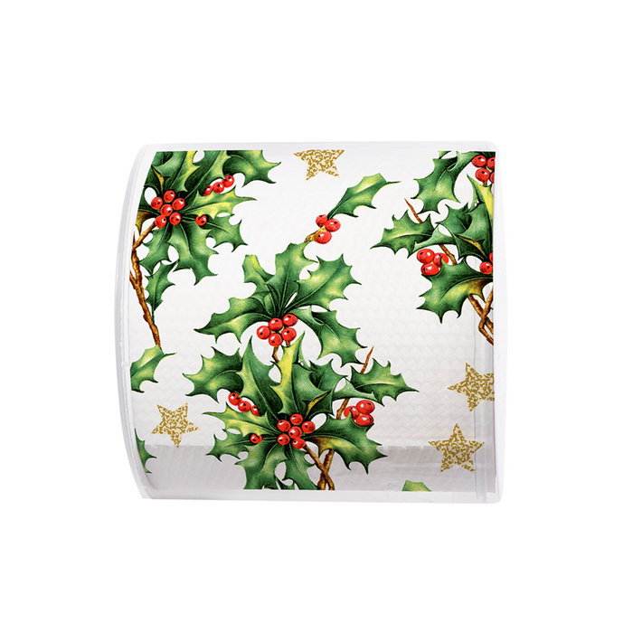 Christmas Toilet Paper - Holly All Over