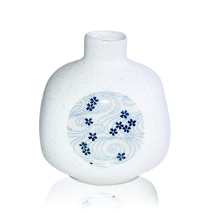 Ishi Hana Ivory Sq Vase