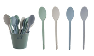Classic ­Silicone Cooks­ Spoon ­Assorted Colours