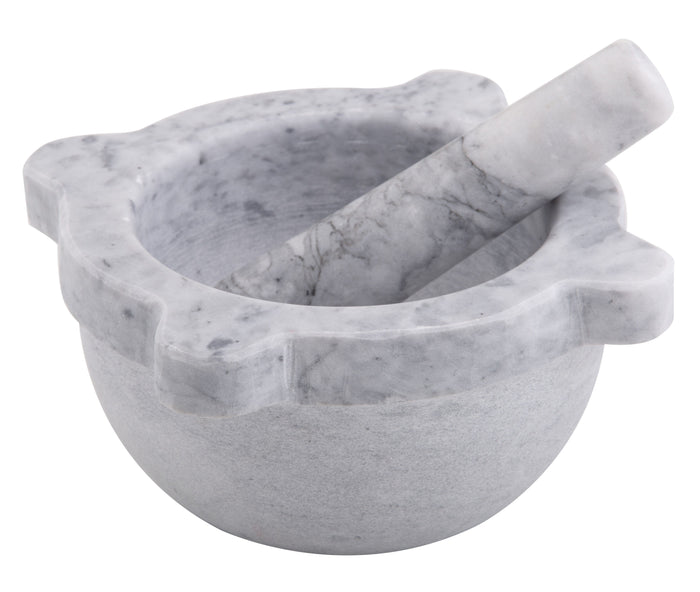 Mortar & Pestle 22cm Grey