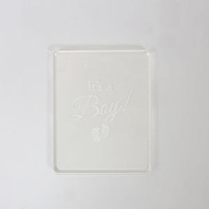 COO KIE Embosser Stamp - It's A Boy