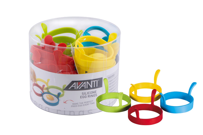 Avanti Silicone Egg Ring Assorted Colours
