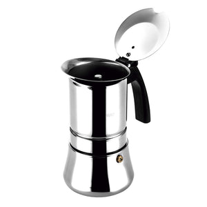 ETNICA 4 CUP STAINLESS STEEL ESPRESSO MAKER
