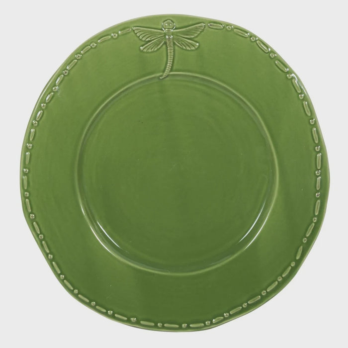 Dragonfly Stoneware Lunch Plate