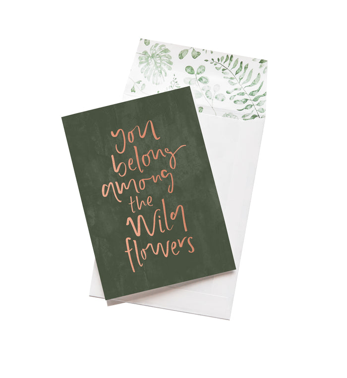 Among The Wildflowers | Greeting Card