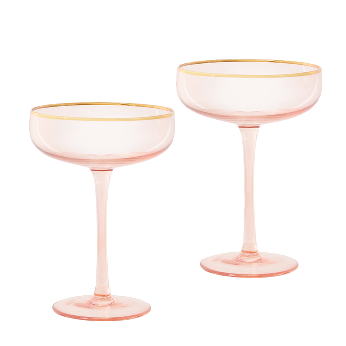 Coupe Glasses Crystal S/2