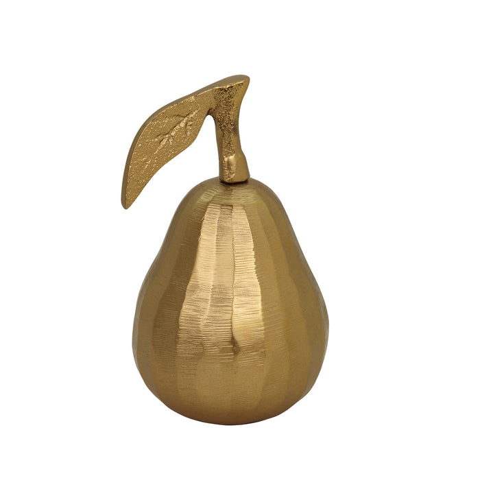 Pear Brass Small 10x14cm