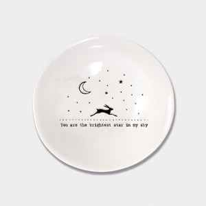 wobbly Porcelain Medium Bowl brightest Star Bowl