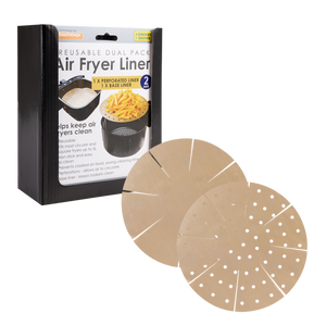 Reusable Air Fryer Liners S/2 Gold