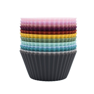 Silicone Muffin Cups pk 12