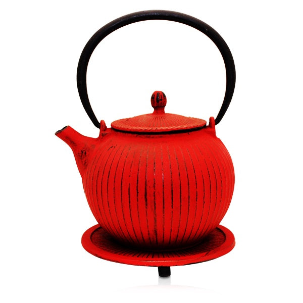 Anyang Red Iron Teapot 800ml