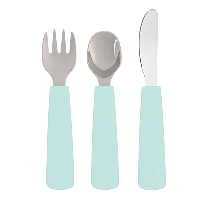 Feedie Toddler Cutlery Set Minty Green