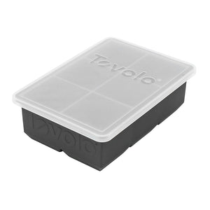 TOVOLO KING CUBE ICE TRAY W/ LID - CHARCOAL