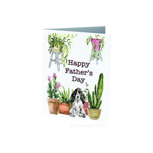 Greeting Card - Father's Day Garden & Dog