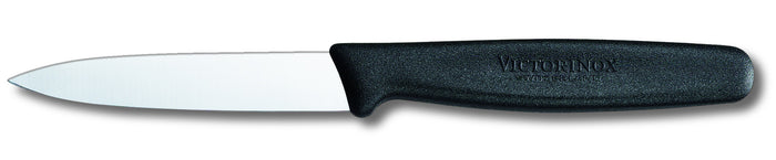 Vic 8cm Paring Knife Pointed Blade - Black