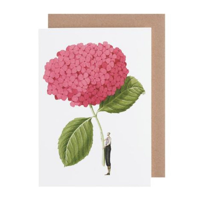 LS Card Pink Hydrangea GC015